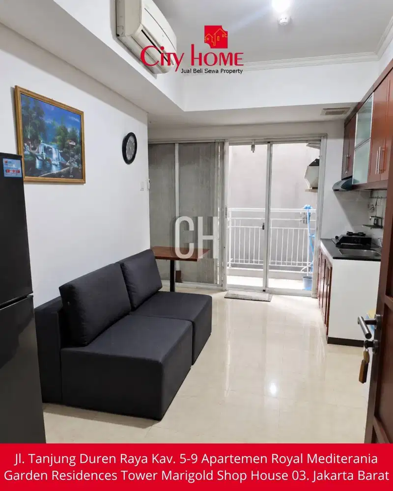 Dijual 1BR SHM Royal Mediterania Garden – Tanjung Duren