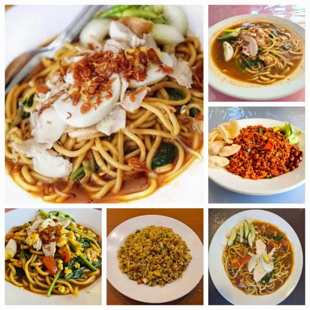 Jaga stand makanan minuman