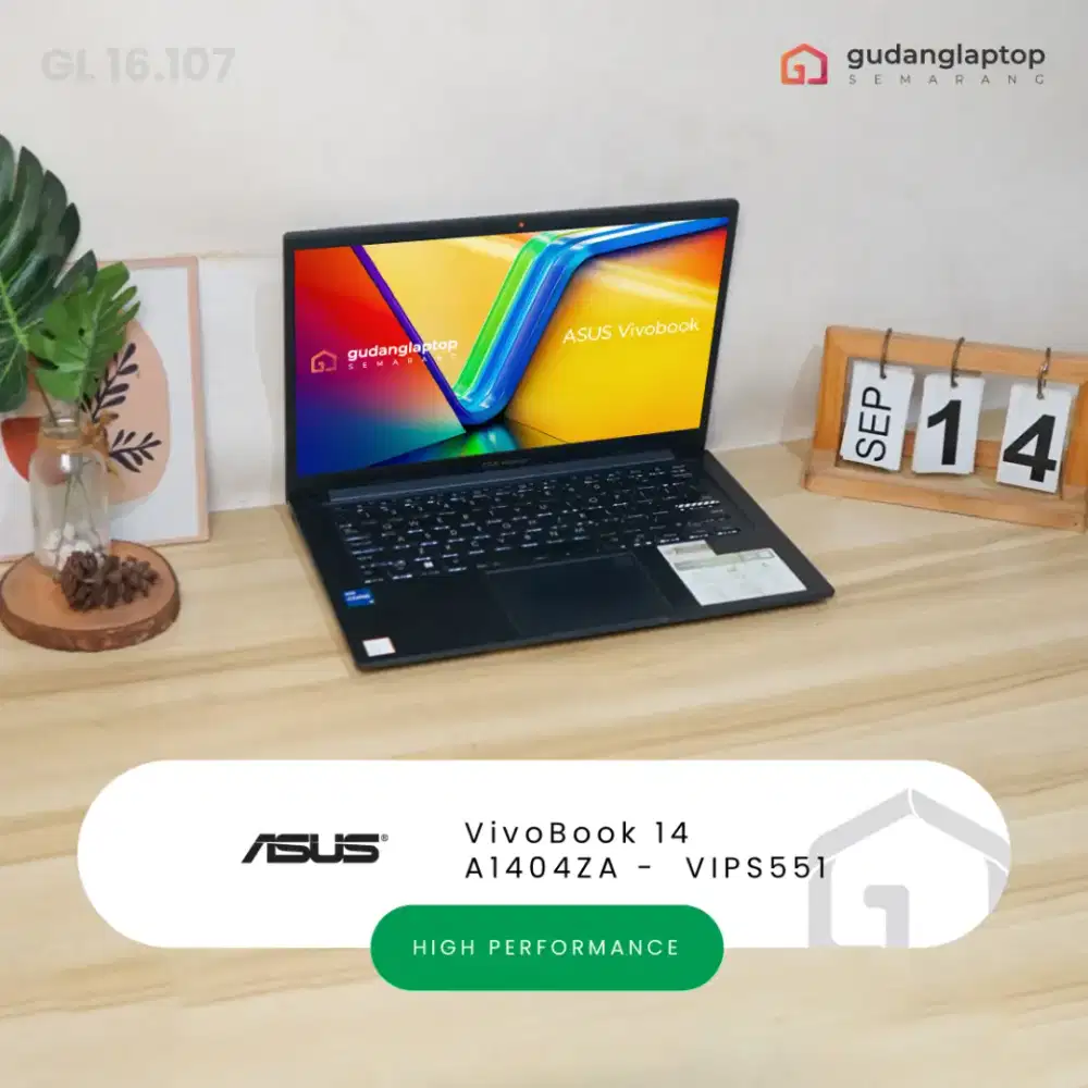 ASUS VivoBook 14 A1404ZA-VIPS551
INTEL Core i5 - 1235U 8GB/512GB