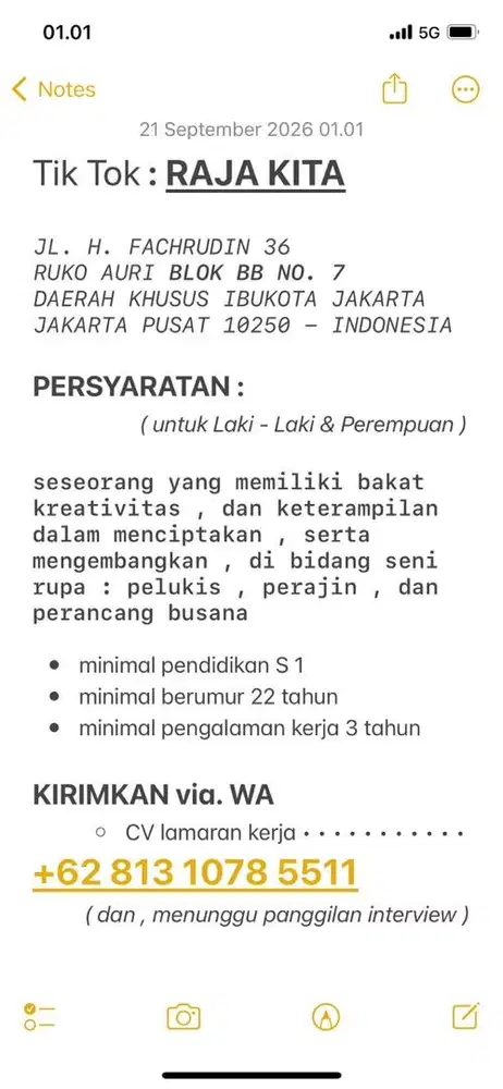 Tik Tok : RAJA KITA