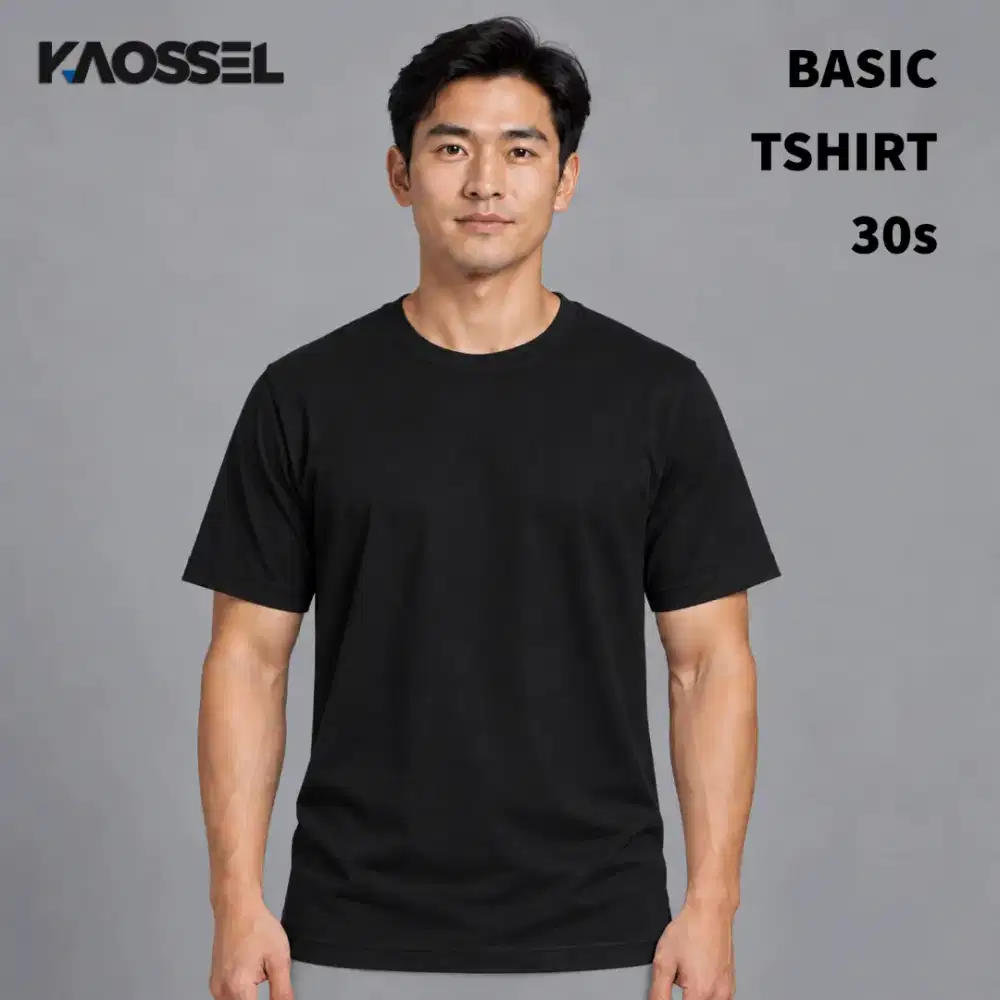 Kaos Polos Cotton Combed 30s Unisex Premium Adem Lembut Nyaman
