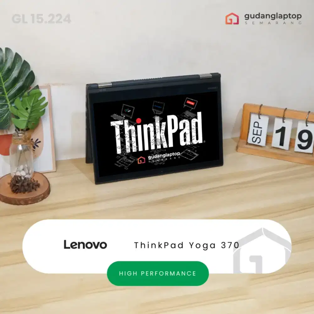 LENOVO ThinkPad Yoga 370
INTEL Core i7 - 7600U 8GB/256GB Touch + Flip