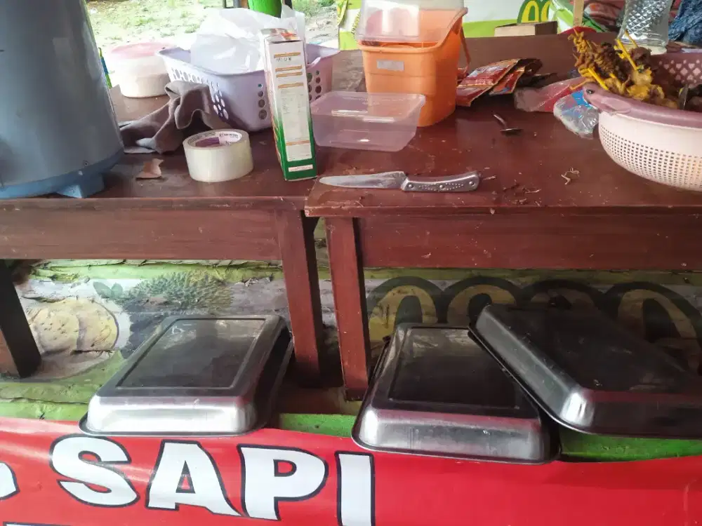 Meja kayu buat lesehan tinngi 50 cm