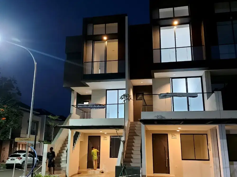 Rumah Hoek Cluster Piano Golf Island PIK