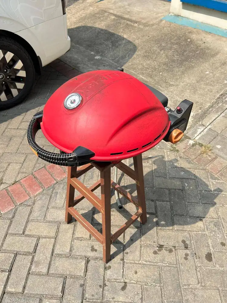 BBQ Griller Iroda Portable, dengan Thermometer