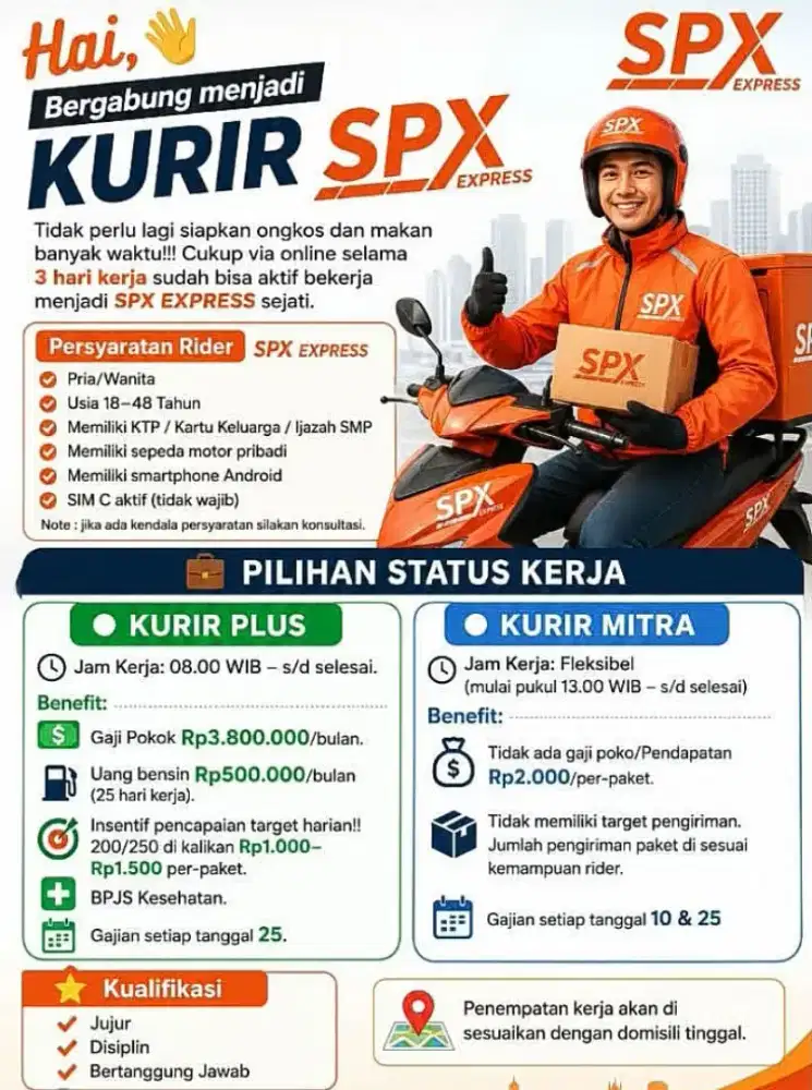 RIDER shopee spx
