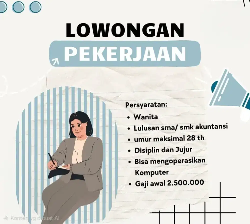 Lowongan aspri kantor hukum