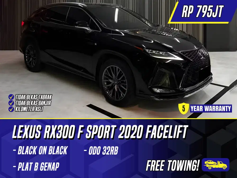 Lexus RX300 F Sport 2020 Facelift Black Hitam RX 300 Fsport