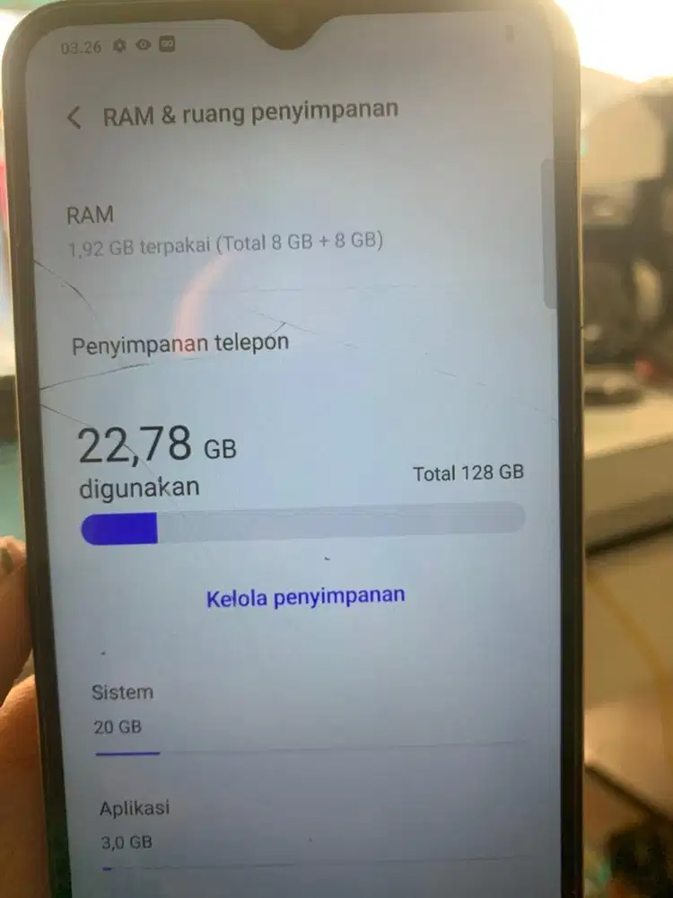 Vivo y35 ram 8/128gb