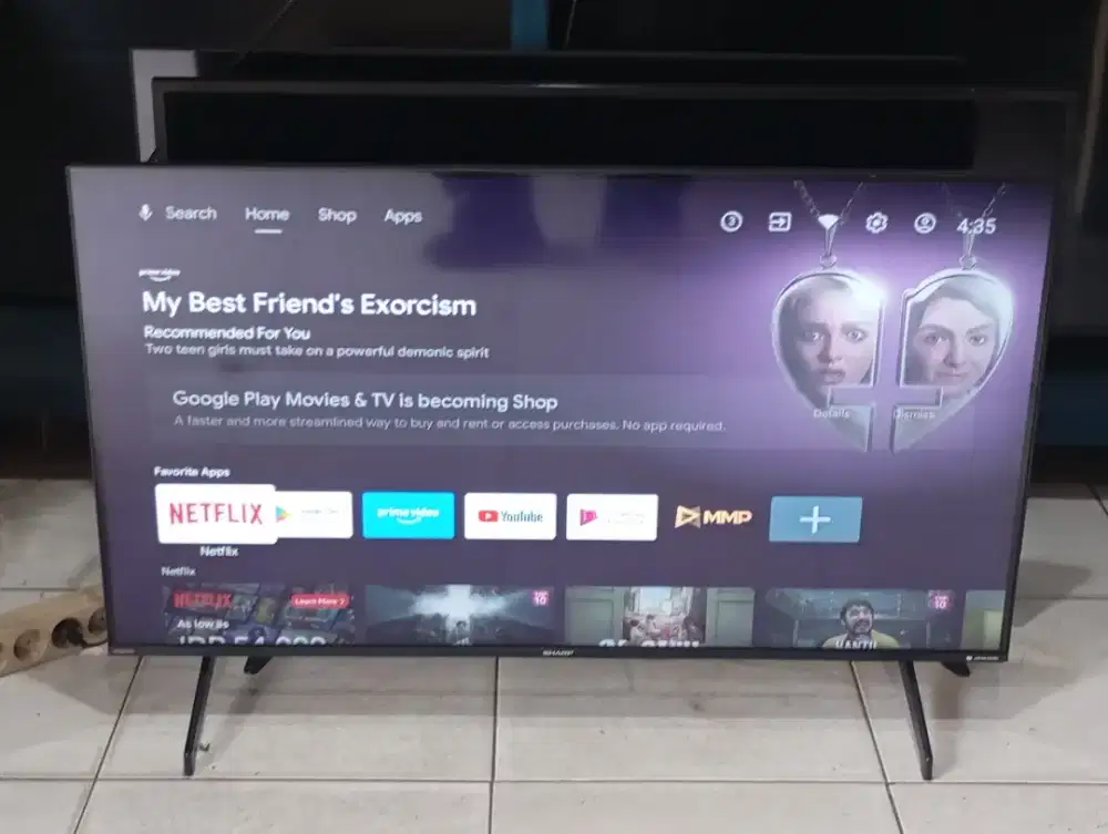 TV LED SHARP 42 INC TYPE 4T-C42DK1 ANDROID UHD 4K