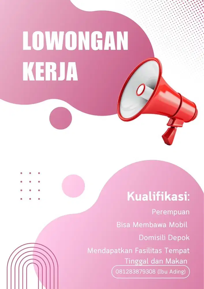 Lowongan Kerja perempuan