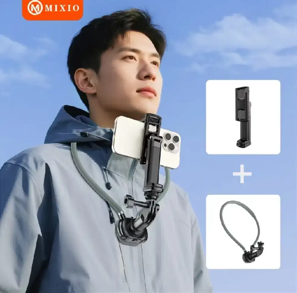 MIXIO AT-10 NECK HOLDER HP VLOG + HOLDER Z01
