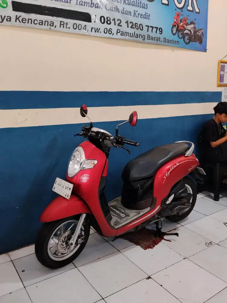 FORSALE HONDA SCOOPY STYLISH 2018 SURAT LENGKAP