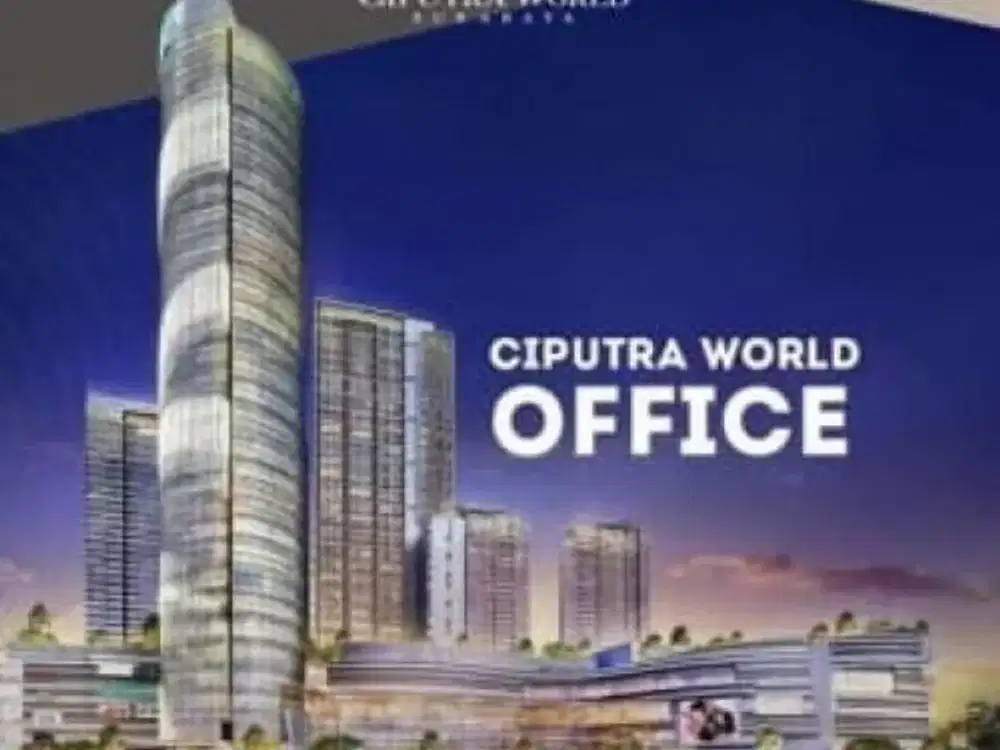 DIJUAL MURAH OFFICE CIPUTRA WORD MENGHADAP JALAN RAYA MAYJEN SUNGKONO SURABAYA