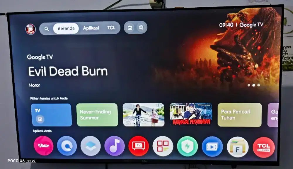TV Google Tv TCL 43 inch