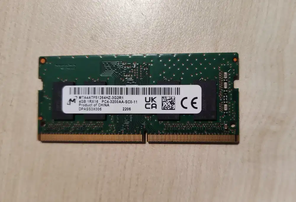 SODIMM micron 4GB DDR4 3200mhz - copotan