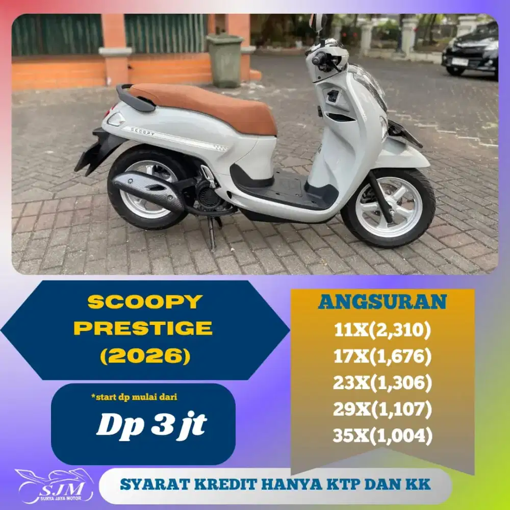 HONDA SCOOPY PRESTIGE 2026 PAJAK PANJANG