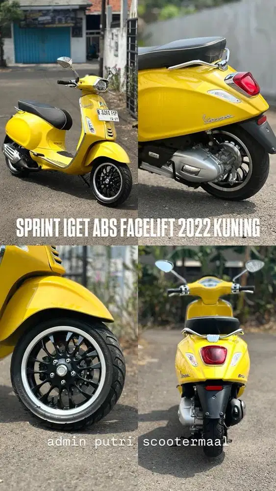 PIAGGIO VESPA SPRINT FL 2022 KUNING