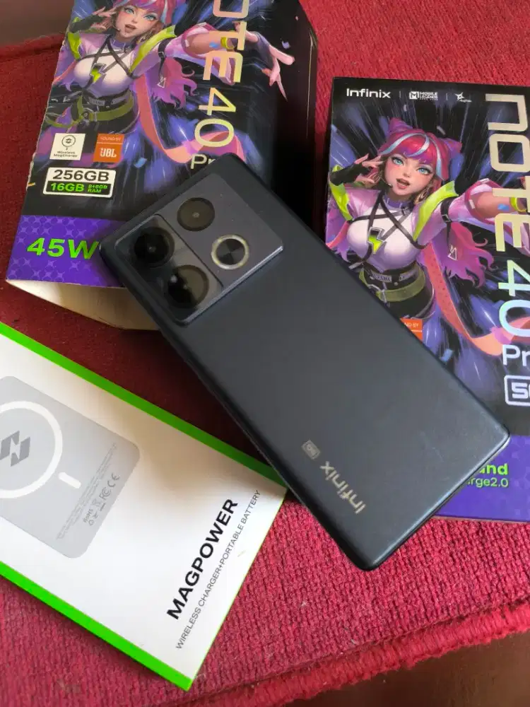 Infinix Note 40 Pro 5G 8/256gb lengkap