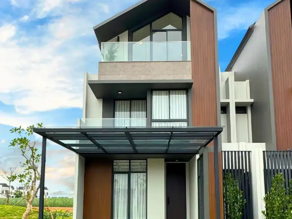 Rumah Cluster Vanica 3lt luas 7x13 91m SCG Summarecon Crown Gading