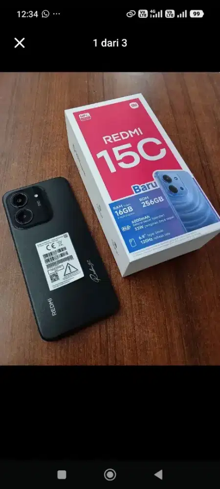 REDMI 15C RAM 8/256 GB