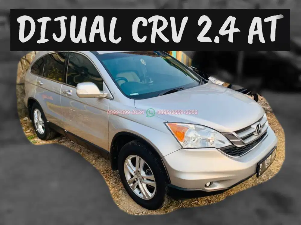 HONDA CR-V 2.4AT 2011, ABU-ABU MUDA METALIC, NEGO ~ COCOK ANGKUT!