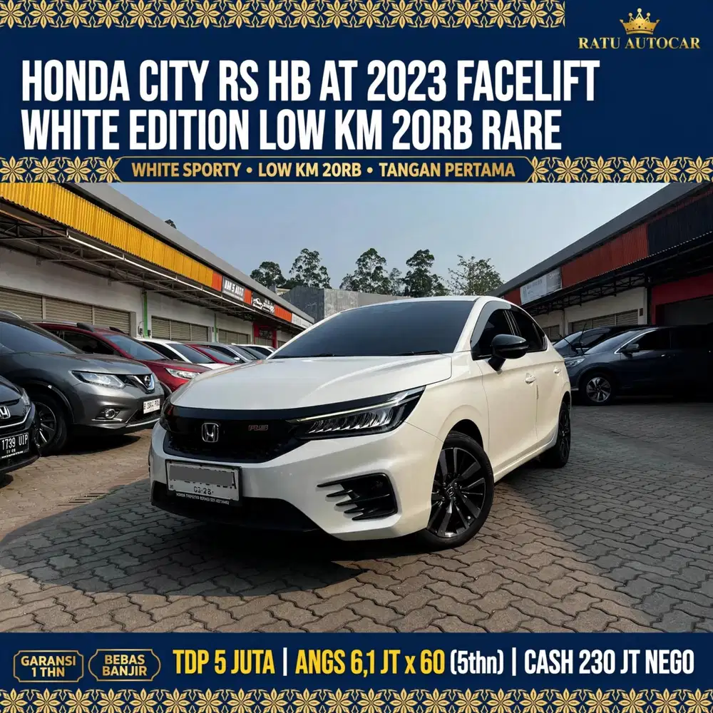 DP PROMO 5JT CITY RS MATIC 2023 LOW KM 20 RB