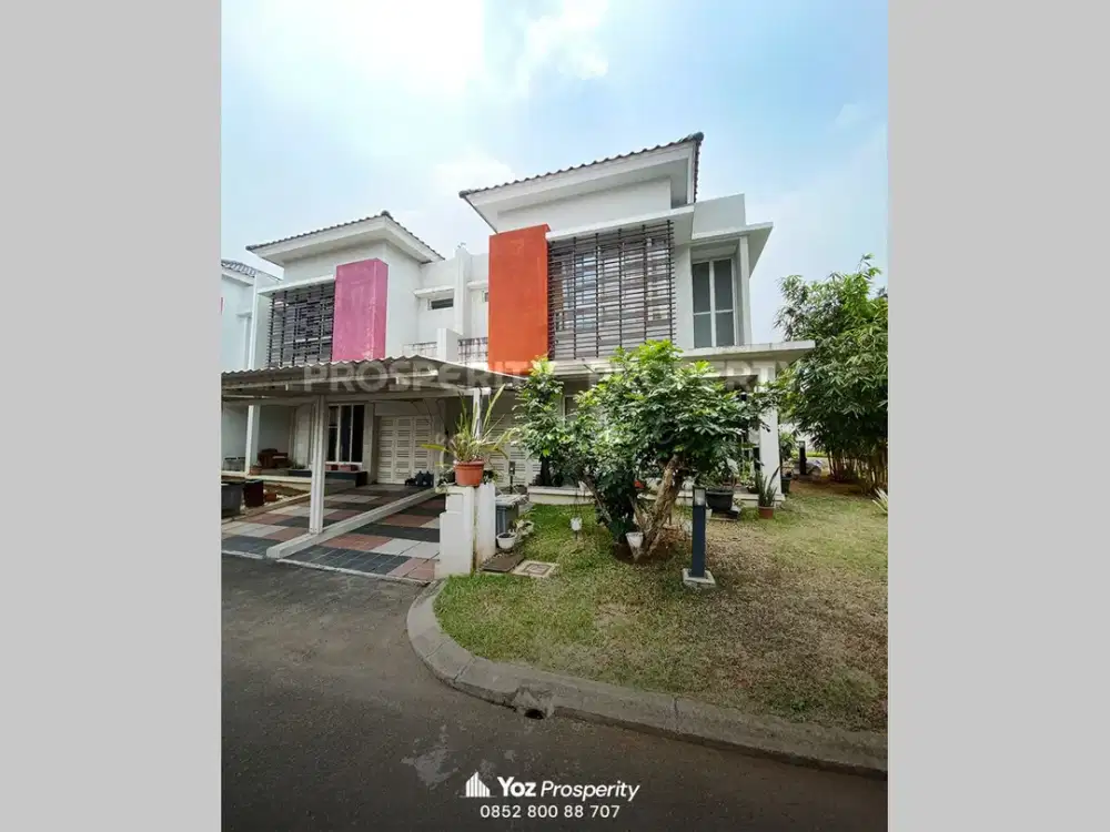 Rumah Hoek di Cluster Volta Kawasan Scientia Summarecon Gading Serpong Tangerang