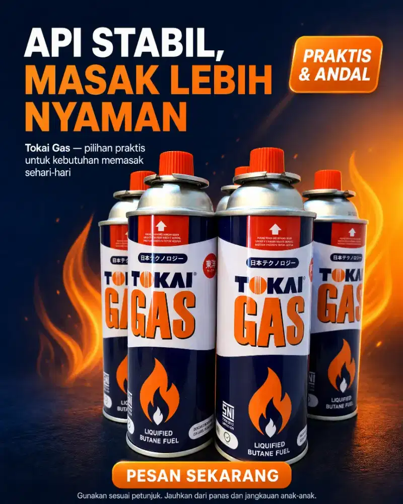 GAS PORTABEL ISI 230GR TOKAI
