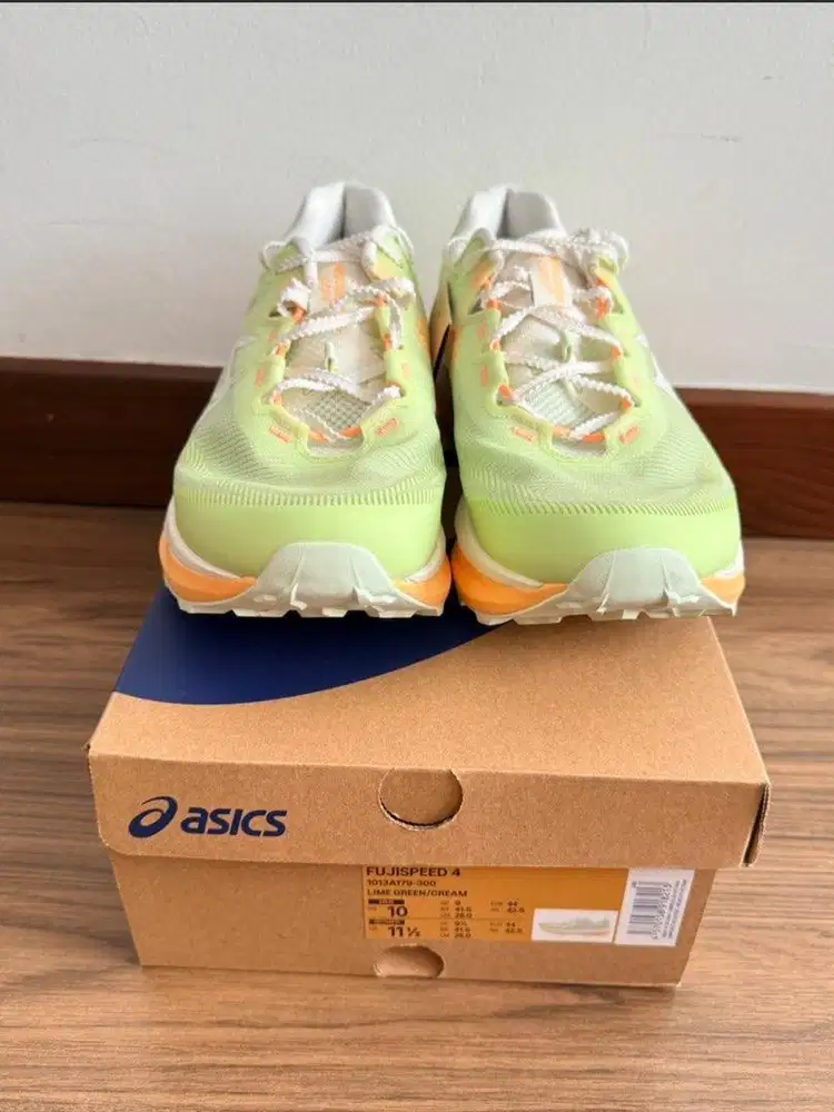 NEW sepatu trail run asics fujispeed4 us10/eur44. BARU. original