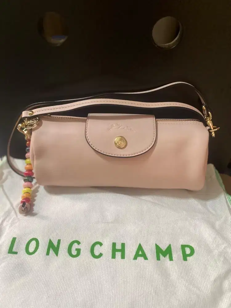 Longchamp Cylinder Crossbody Bag Pink