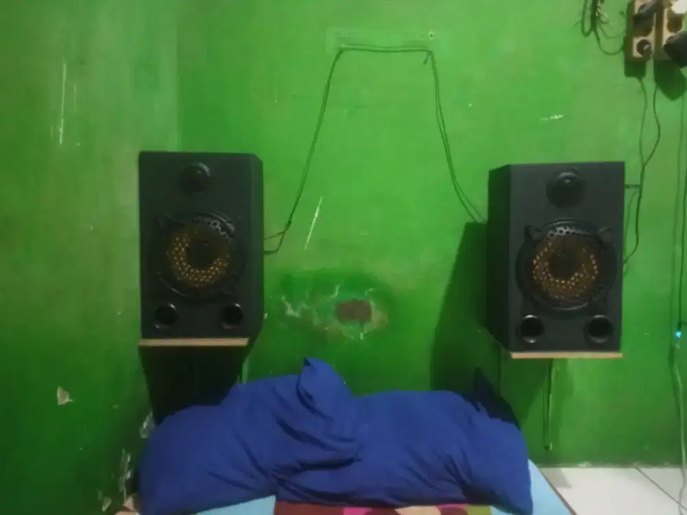 Speaker Bluetooth JDL 8 Inch Sepasang Mic Usb Memori Card