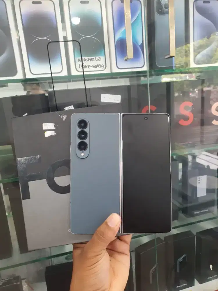 Samsung Z fold 4 12/256 blue lengkap