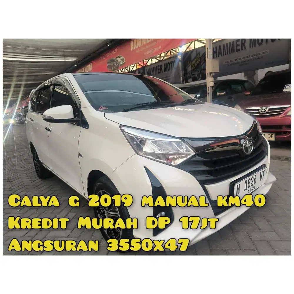 Calya G Manual 2019 Putih Km40Rban Orisinil