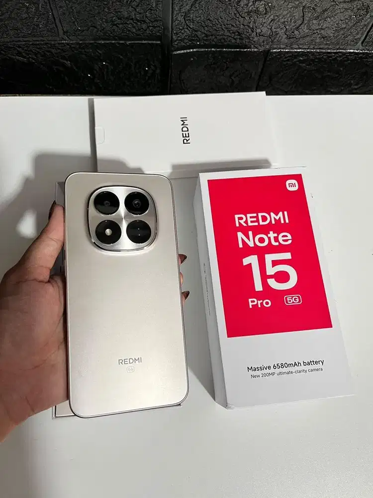 Redmi note 15 5G 8/256GB fullset Garansi resmi 2028