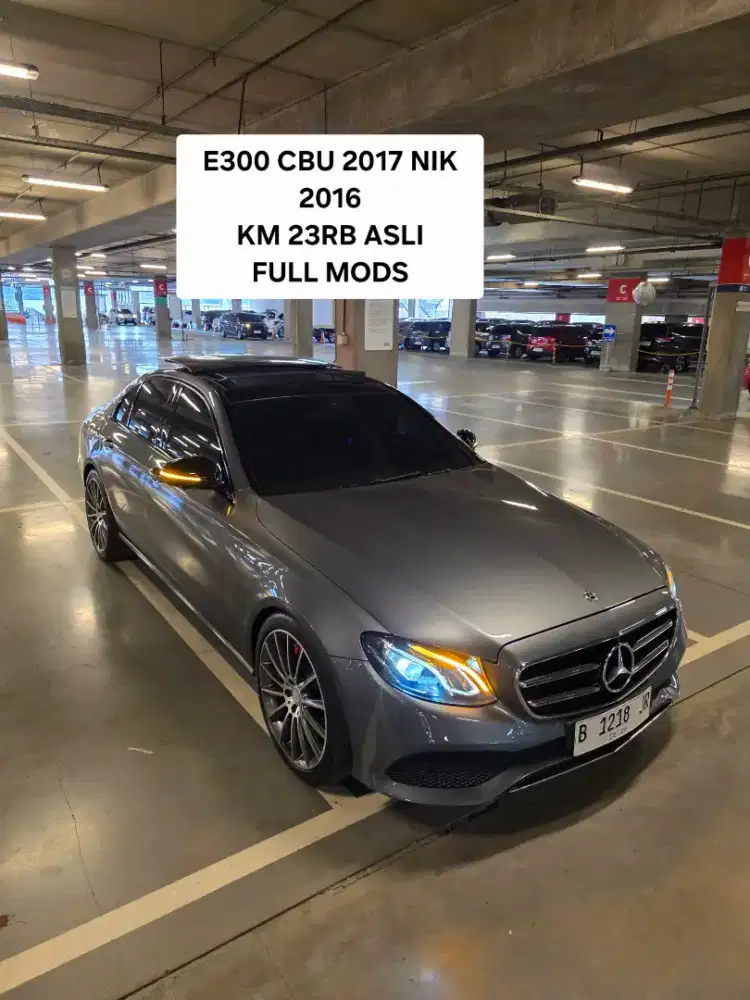 Km 23rb Asli Mercedes Benz E300 CBU 2017 nik 2016
