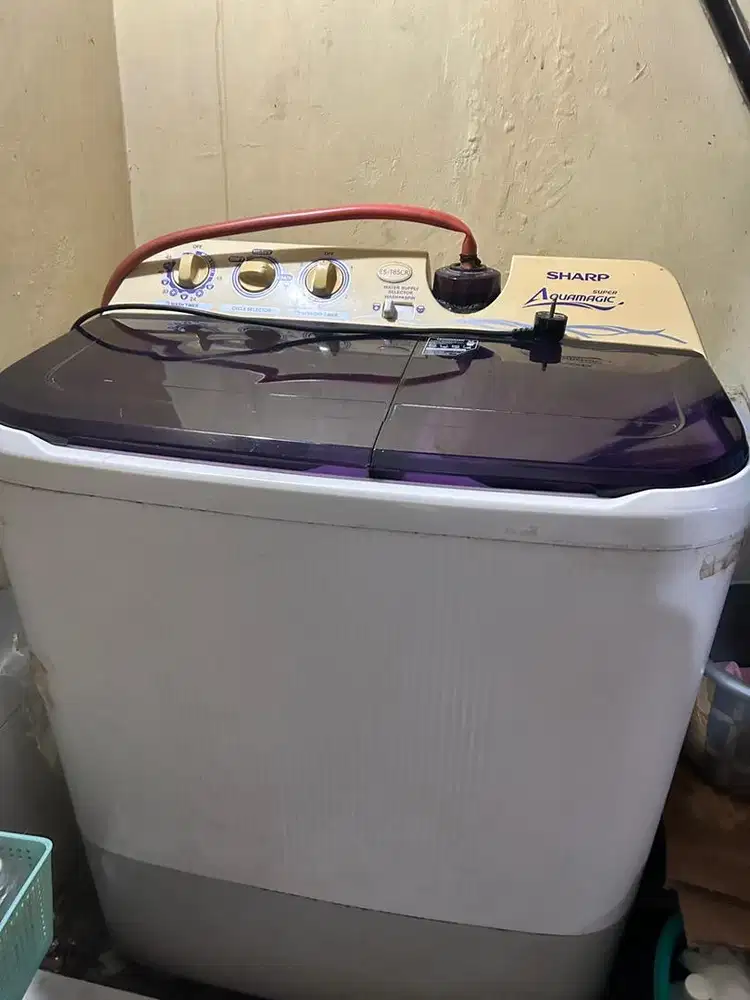 MESIN CUCI SHARP AQUAMATIC - 8 kg