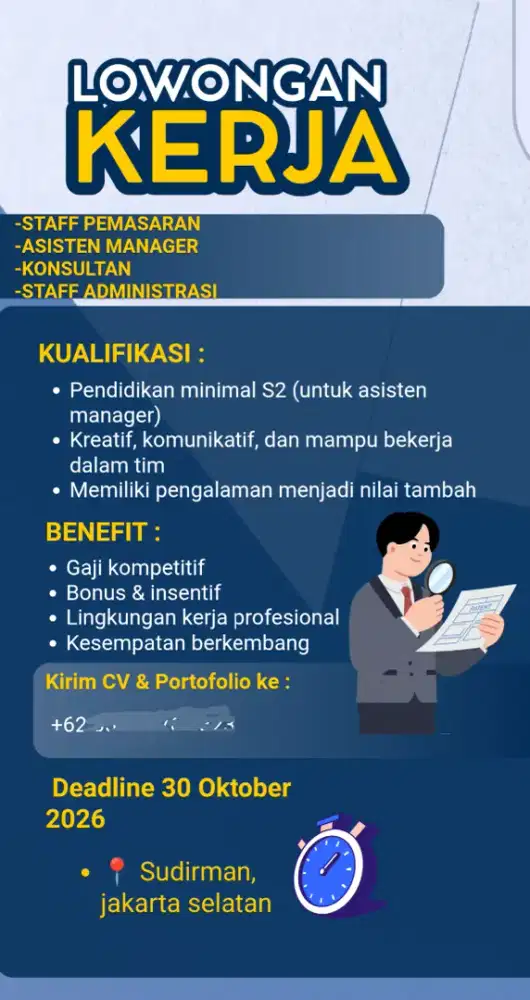 LOKER STAFF KANTORAN