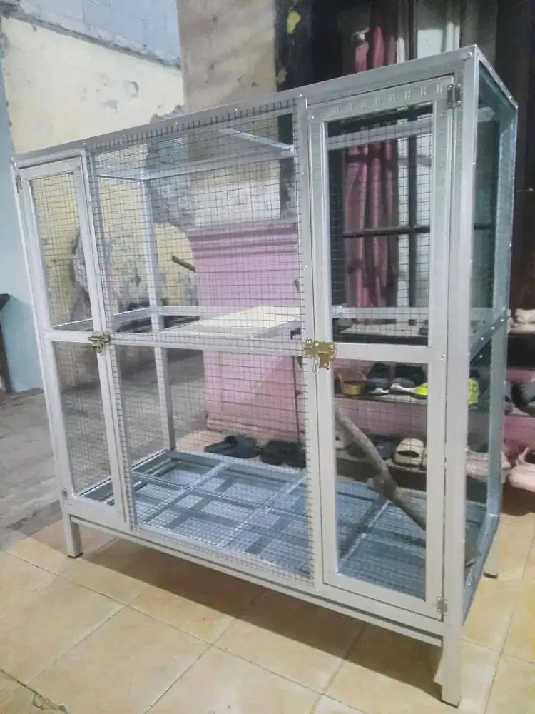 Kandang iguana ukuran PxLxT 120x50x110