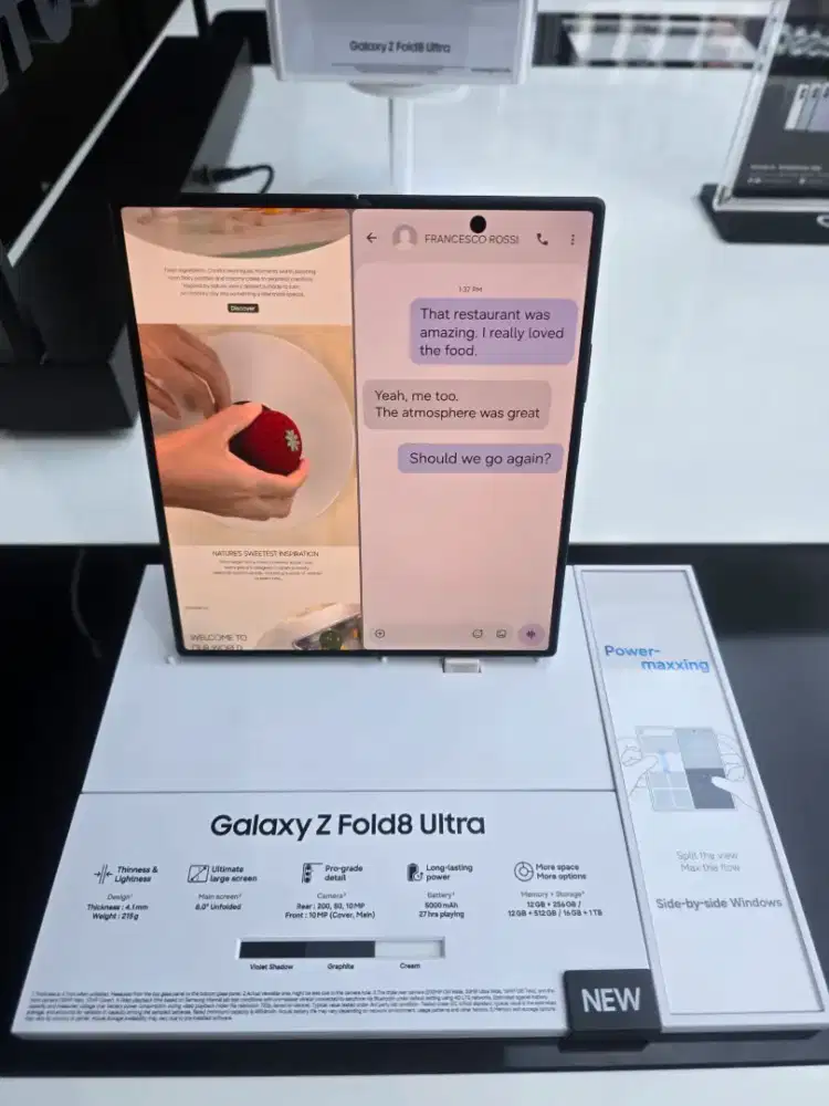 SAMSUNG GALAXY Z FOLD8 ULTRA 12/256