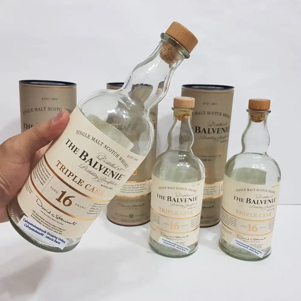 Botol Kosong Bekas Minuman Import Balpeni 16 Koleksi Hiasan Kamar