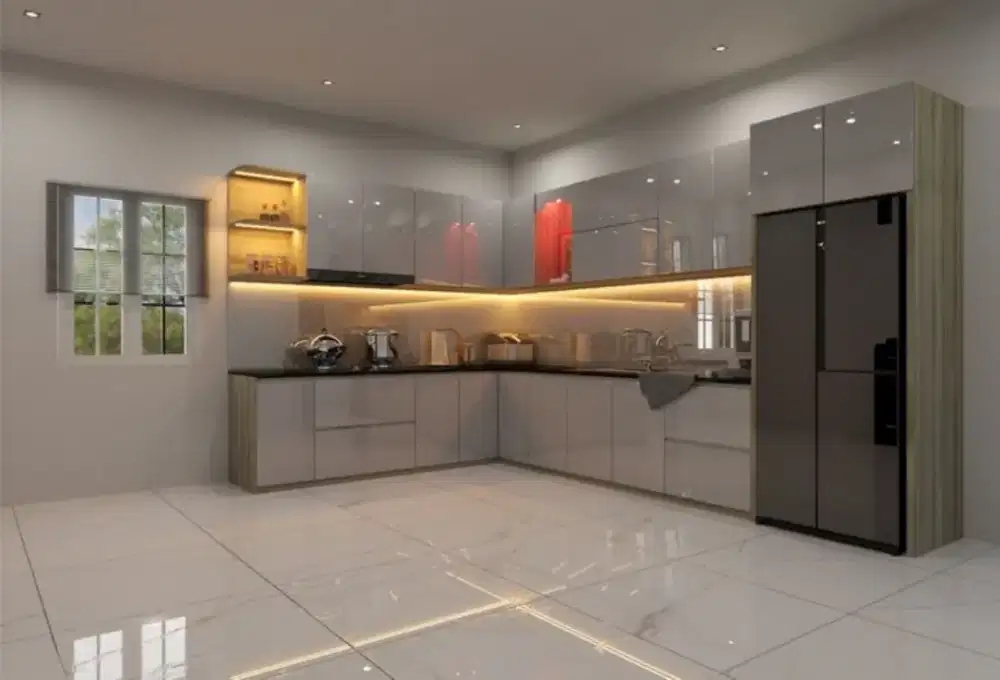 Custom kitchen set minimalis wardrobe bedroom set livingroom room