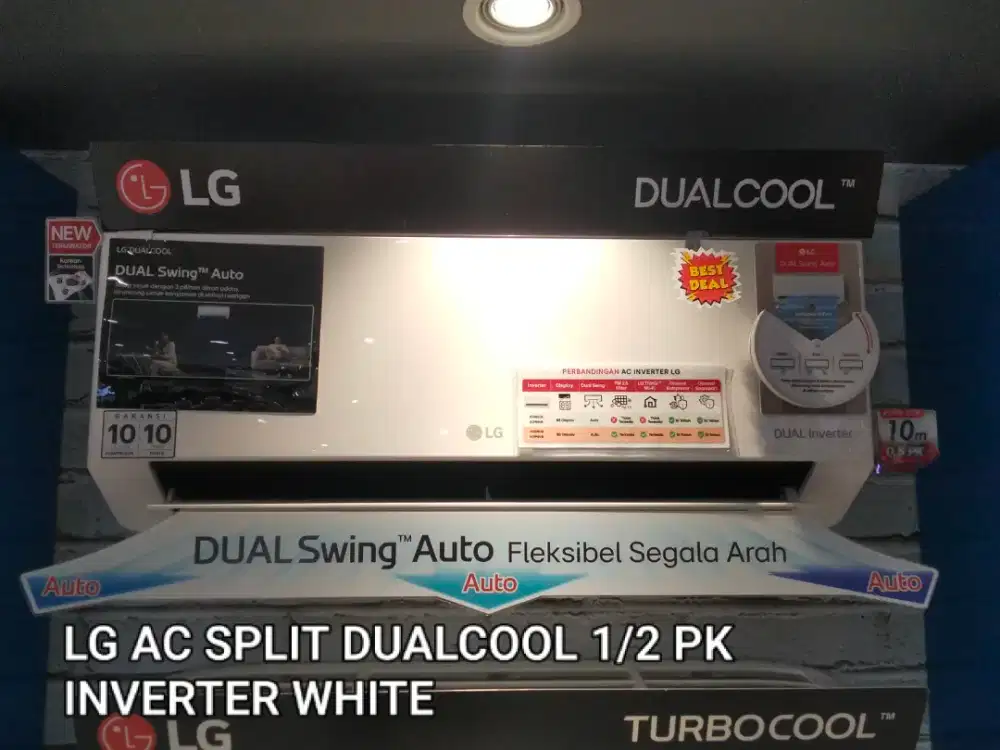 LG AC SPLIT DUALCOOL 1/2 PK INVERTER