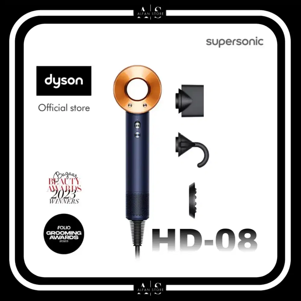 Dyson Supersonic Hair Dryer HD08 Core - New Segel