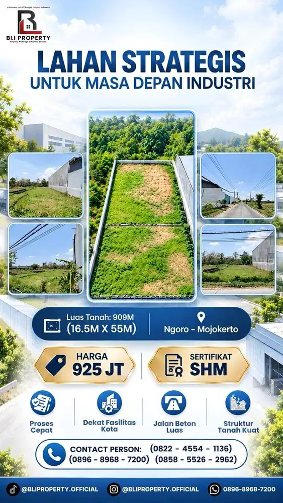 TANAH STRATEGIS DI NGORO – MOJOKERTO