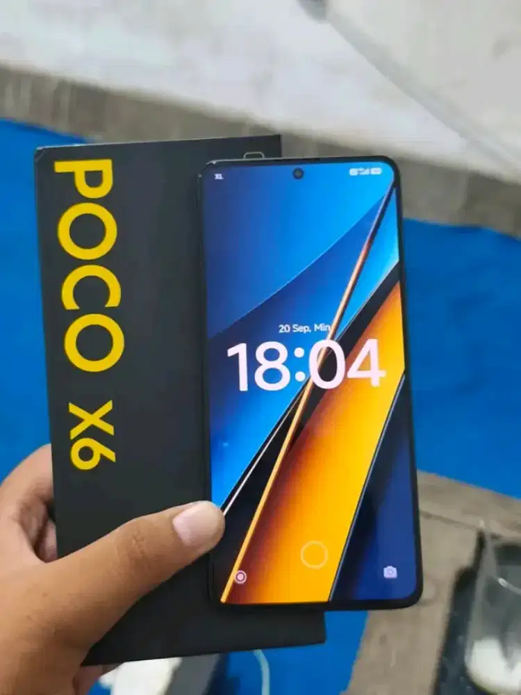 Poco X6 5G ram 12/256gb fullset nominus lecet pemakaian siap pakai