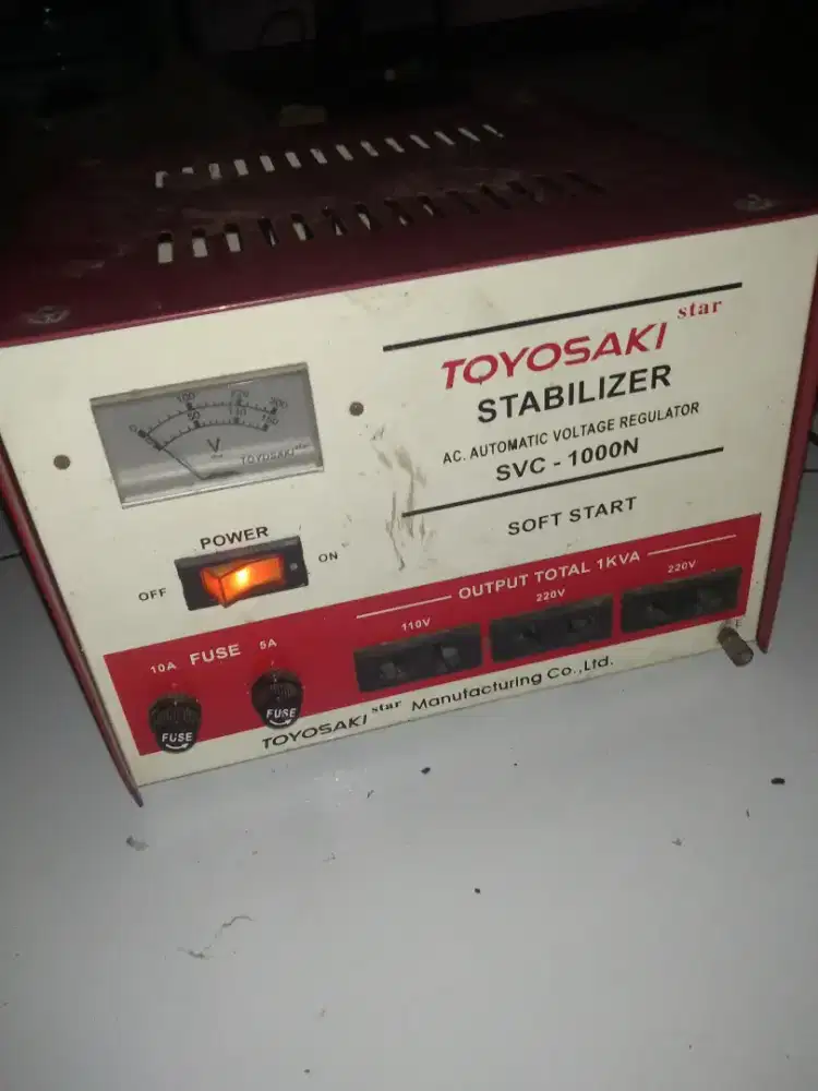 JUAL STABILIZER TOYOSAKI STAR 1000N 1KVA msh ky baru