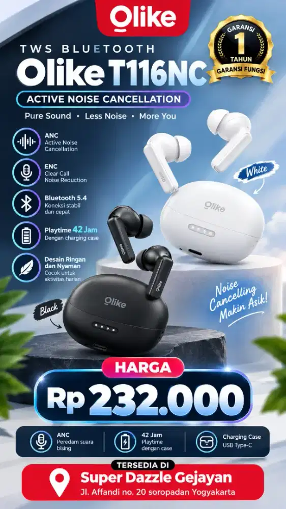 Tws bluetooth OLIKE T116NC