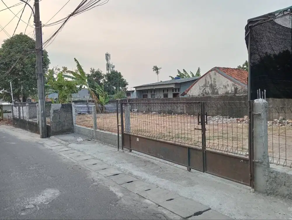 Tanah strategis rata siap bangun