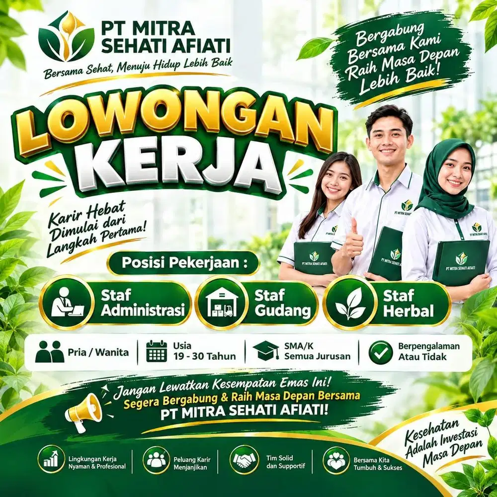 LOWONGAN PEKERJAAN